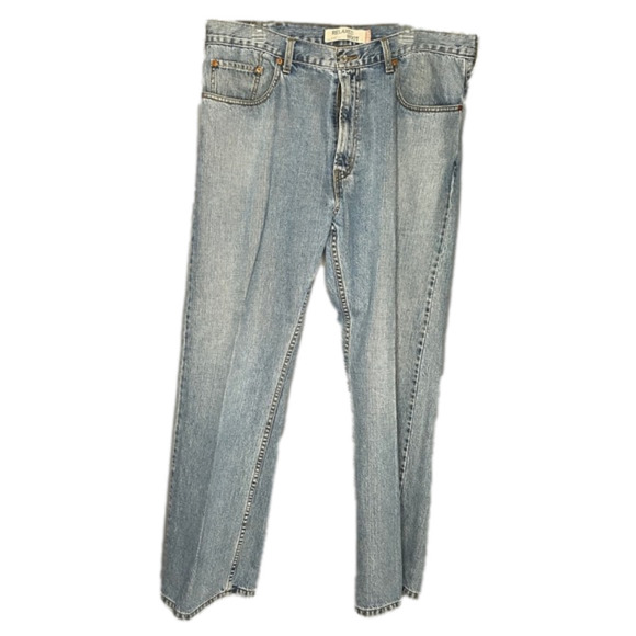 Levi’s 557 men’s 100% cotton relaxed boot cut fit blue jeans size 38 x 30 - Picture 1 of 9